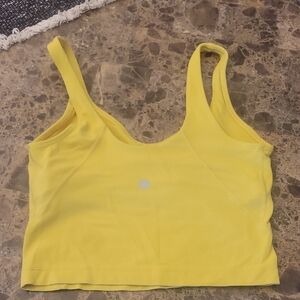 lululemon athletica Yellow Tank Top